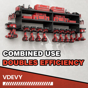 VDEVY 3-tier mesh shelves protect small parts from dust