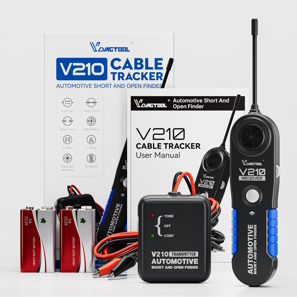 VDIAGTOOL V210 is a DIY-friendly tool for automotive electrical testing.