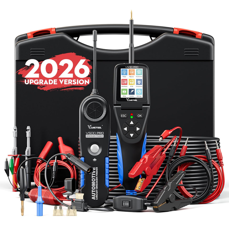 VDIAGTOOL V500 Pro front view with all-in-one diagnostic interface for quick checks