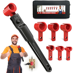 Vdsfand 6 in 1 hinge wrench kit with adjustable heads for precise door gaps