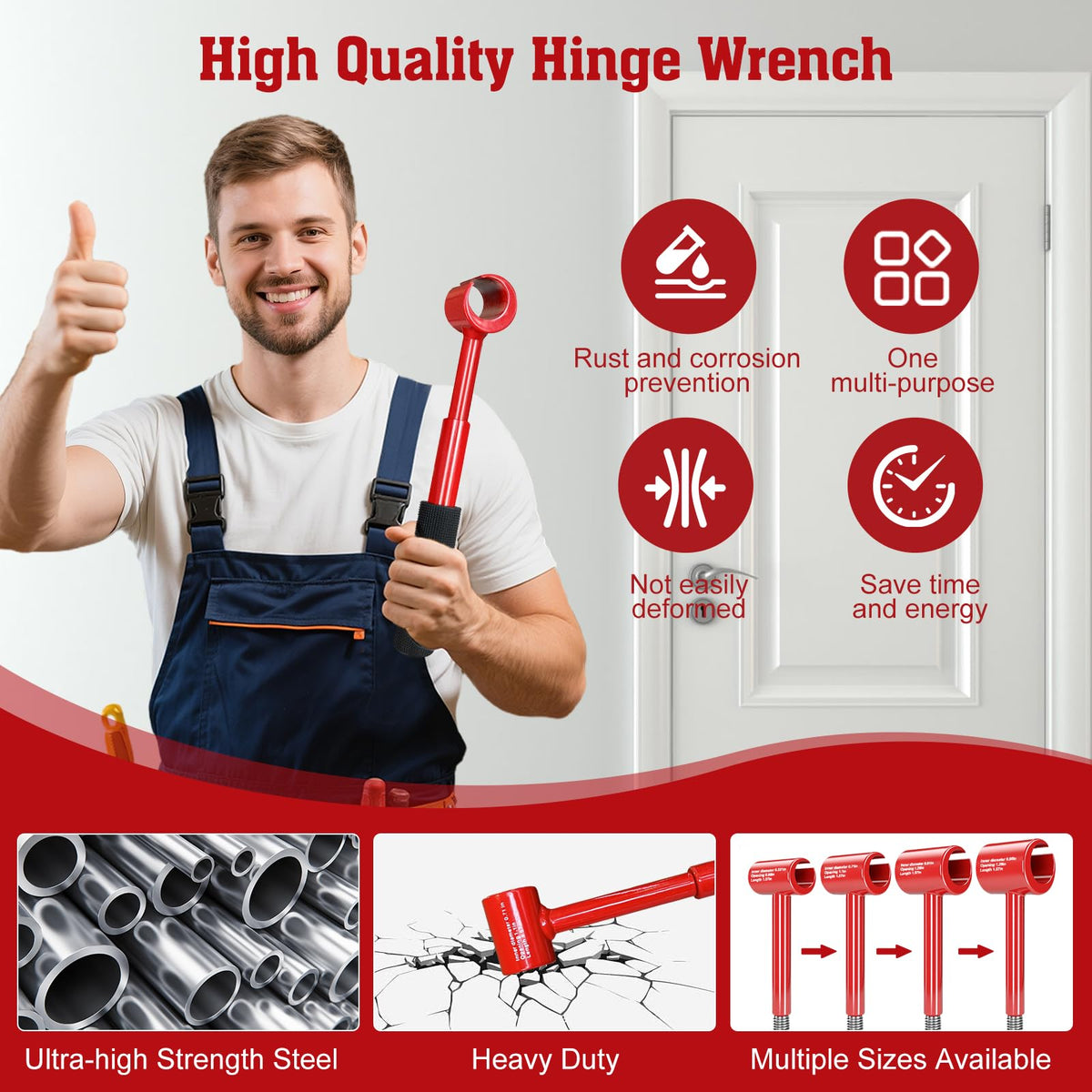 Vdsfand ergonomic handle design reduces fatigue during adjustments.