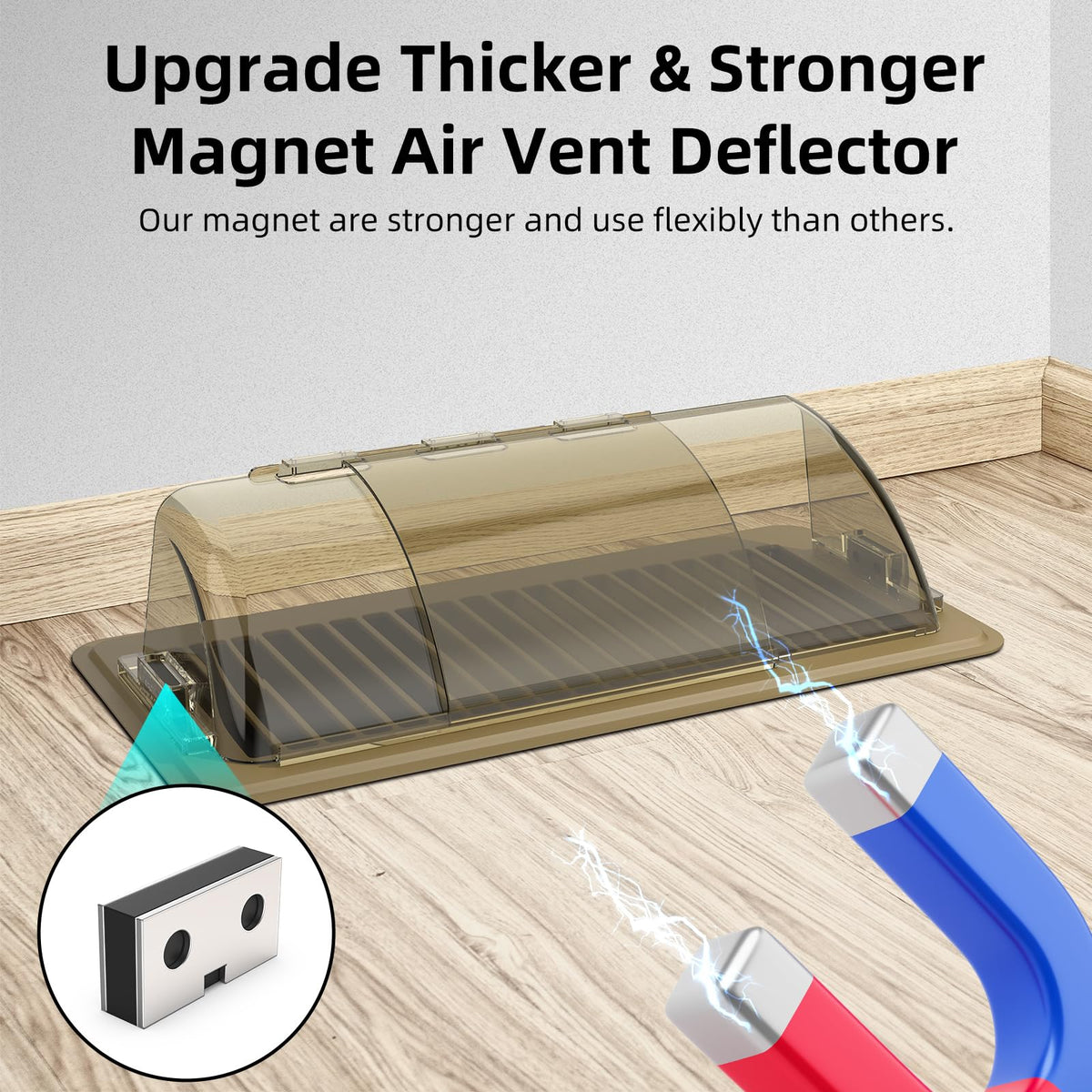 VE NI SCC adjustable vent deflector sized 10-14 inches for versatile fit.