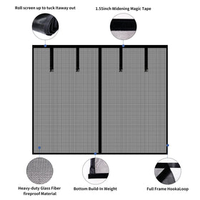 Veanusiver fiberglass mesh texture close-up highlighting tear-resistant breathable fabric