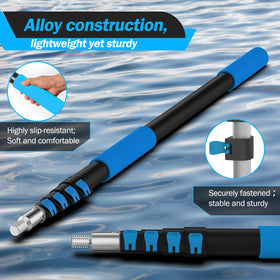 Veebuyla extendable pole with flip-lock provides precise length without wobble