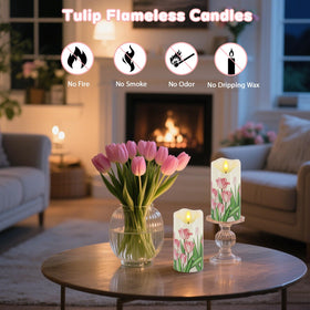 VEEKI Tulip remote control enables quick mode changes and timer setup.