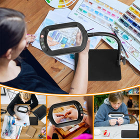 Veemagni desk magnifier ideal for reading, drawing, and precision tasks.