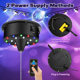 Veerlogix disco ball reflections illuminate walls with sparkling motion.