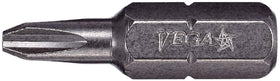 VEGA Phillips reduced insert bit with 1/4-inch hex shank for precise drywall fastener seating