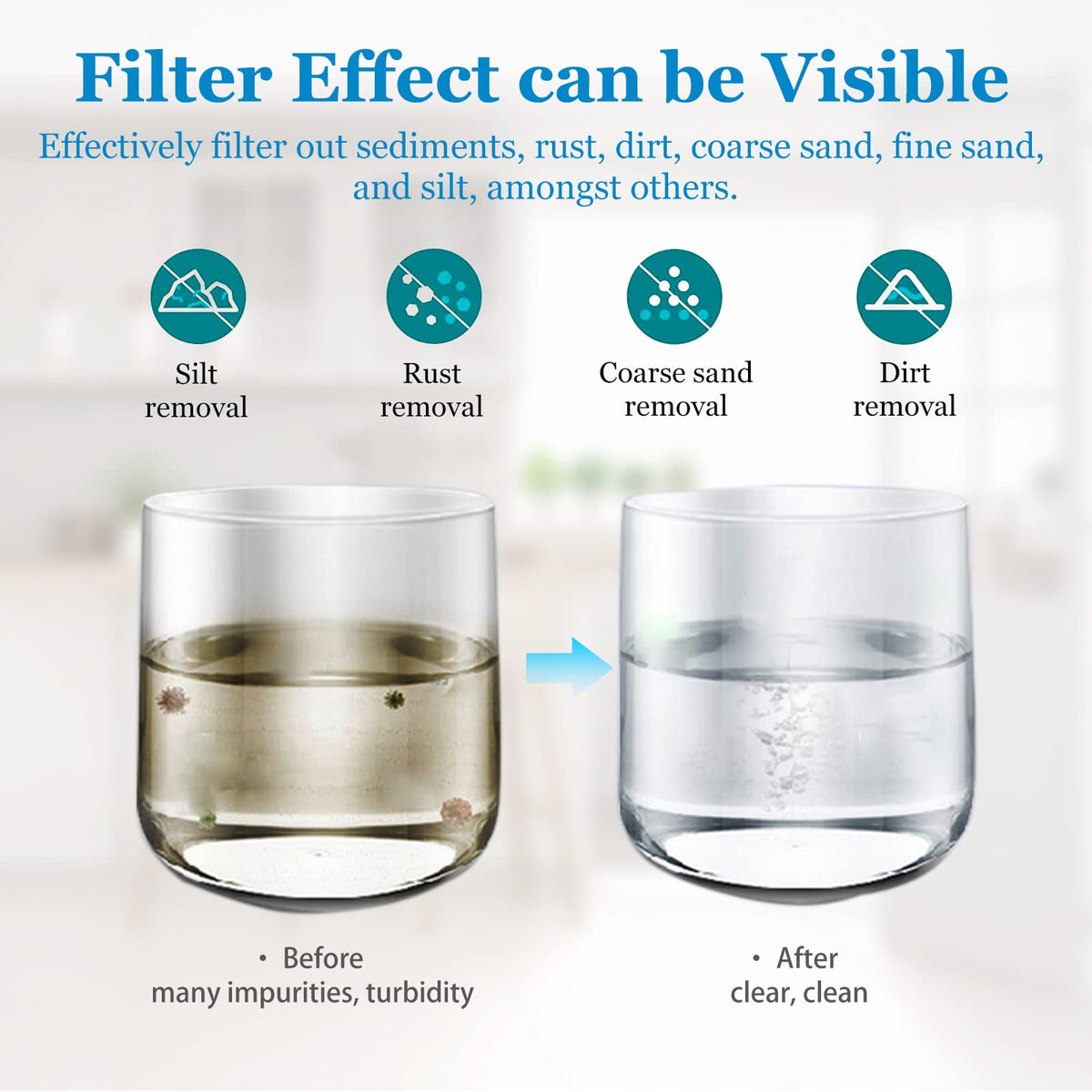 Vegebe flow test showing steady water pressure