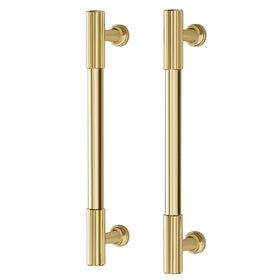 VEHCIL brushed gold cabinet handle - full view, durable zinc alloy.