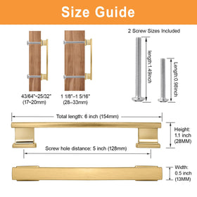 VEHCIL brushed gold hardware installation-ready kit simplifies upgrades.