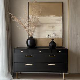 VEHCIL brushed gold kitchen cabinet center-pull 5in fits many doors.
