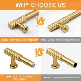 Close-up of VEHCIL solid zinc alloy construction, sturdy one-piece design.