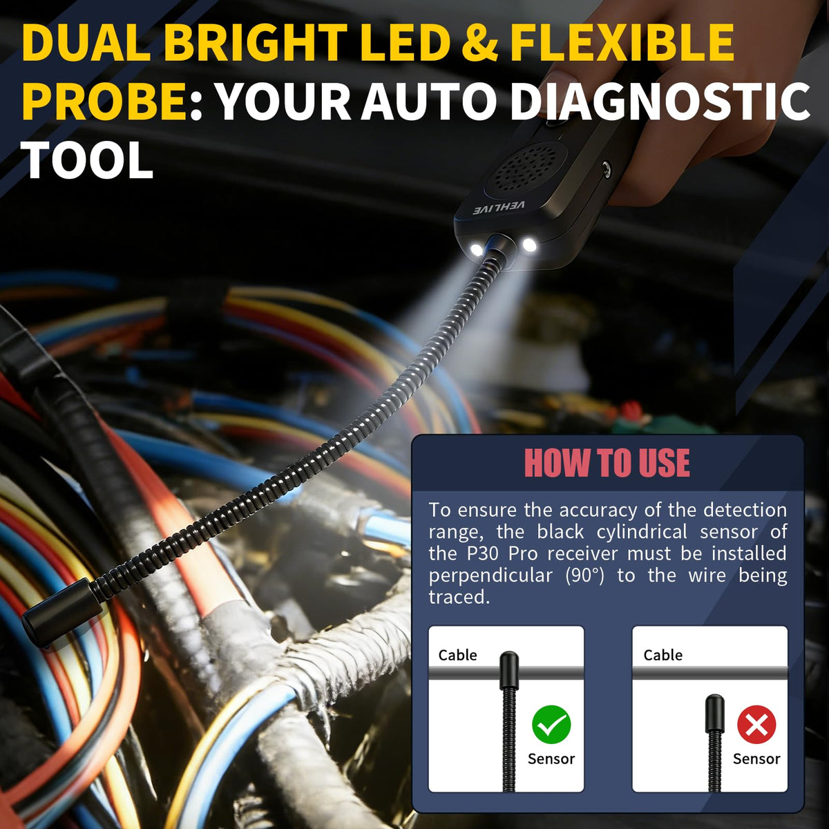 VEHLIVE P30 Pro cont mode transmitter for quick path checks.