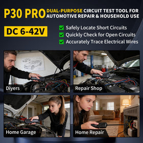 VEHLIVE P30 Pro flexible probe extended to reach tight spaces.