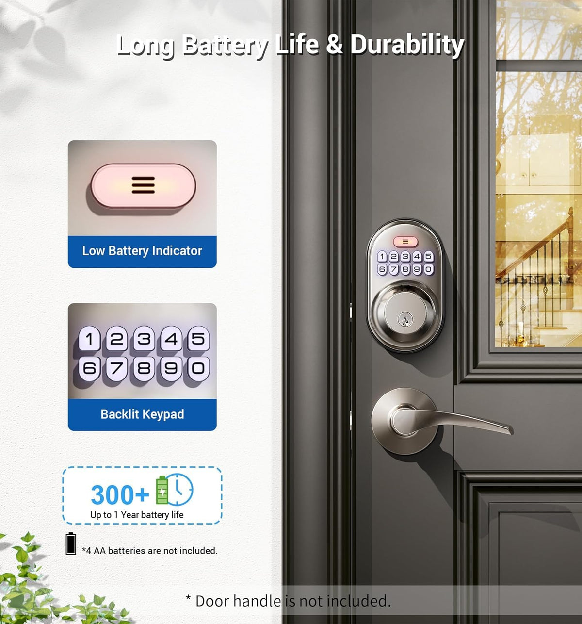 Veise auto-lock action illustrating door securing after closing.