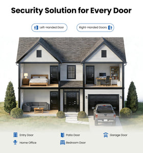 Veise DIY installation with included hardware for quick door upgrades.