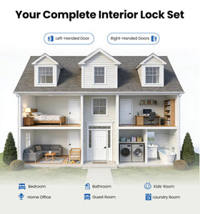 Veise easy-install kit including screws and latch for DIY upgrades