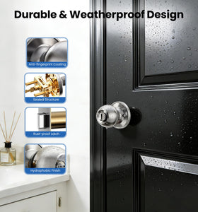 DIY-friendly installation with screwdriver-ready components and clear hardware.