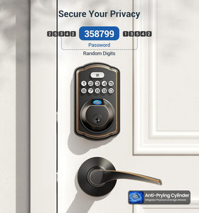 Veise fingerprint lock battery indicator signals low power and reliability.