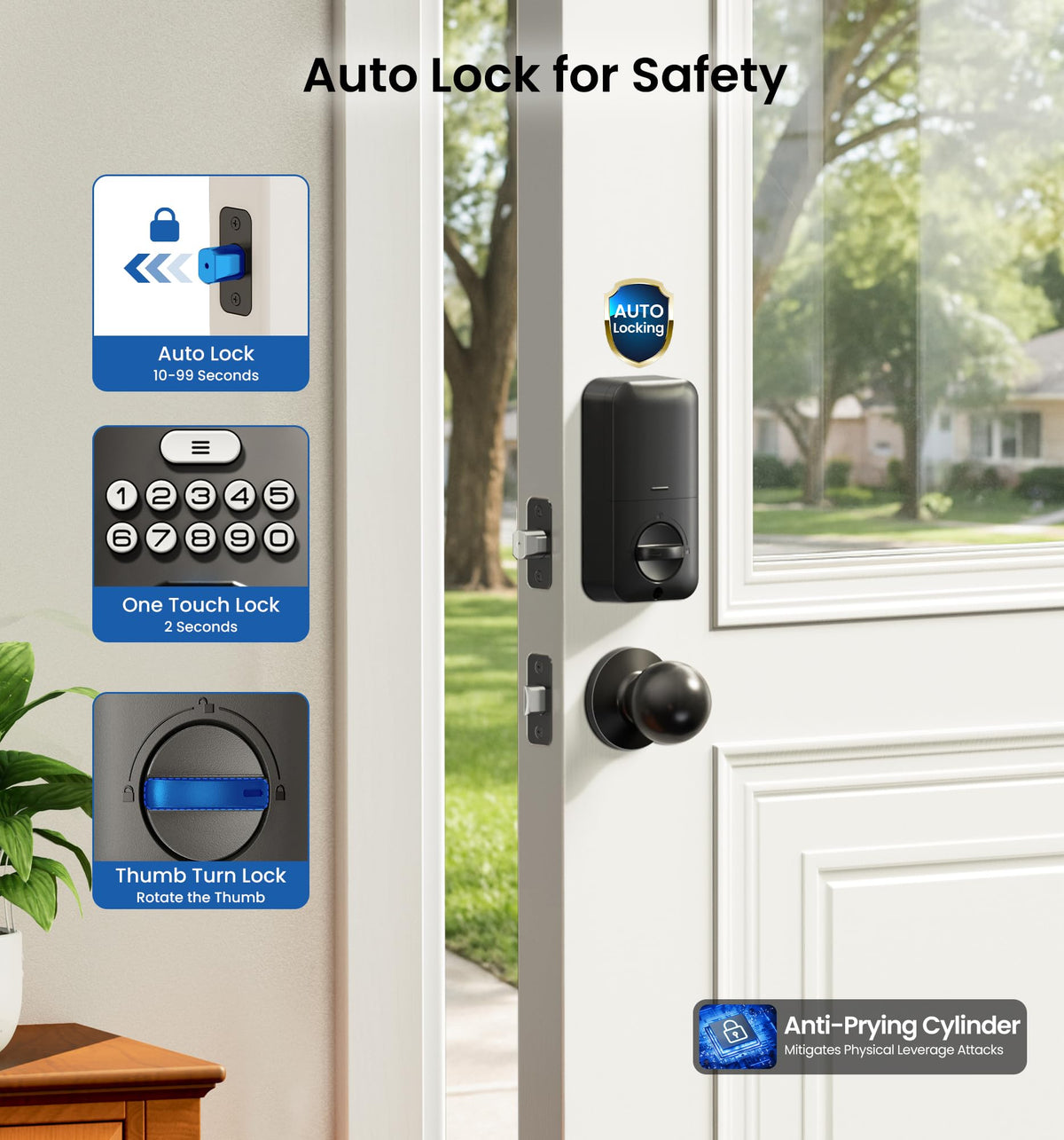 Veise installation guide illustration for standard doors