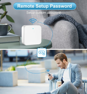 Veise G2 Gateway paired with DD Lock app for quick access.