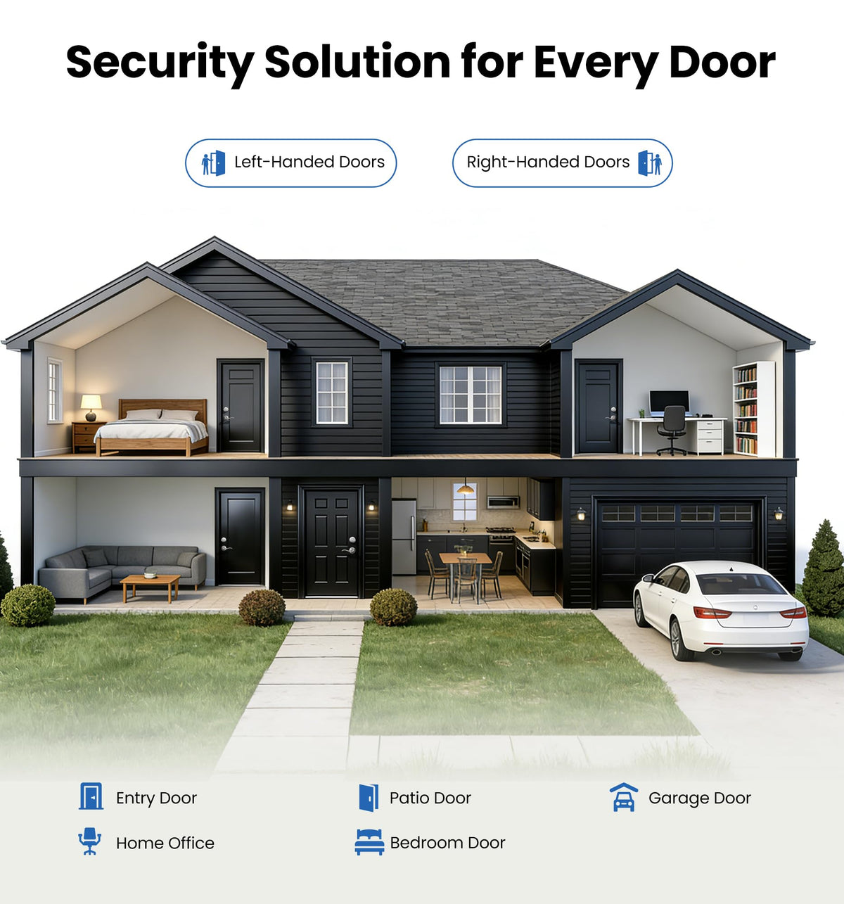 Veise installation hardware included for quick DIY setup