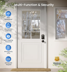 Veise IP54 waterproof design withstands outdoor weather conditions