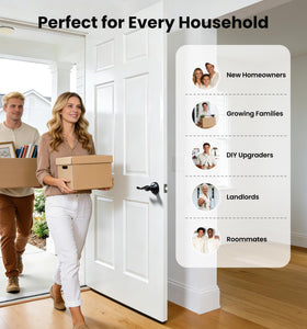 Three keys are included for Veise lever enabling separate access for different spaces.