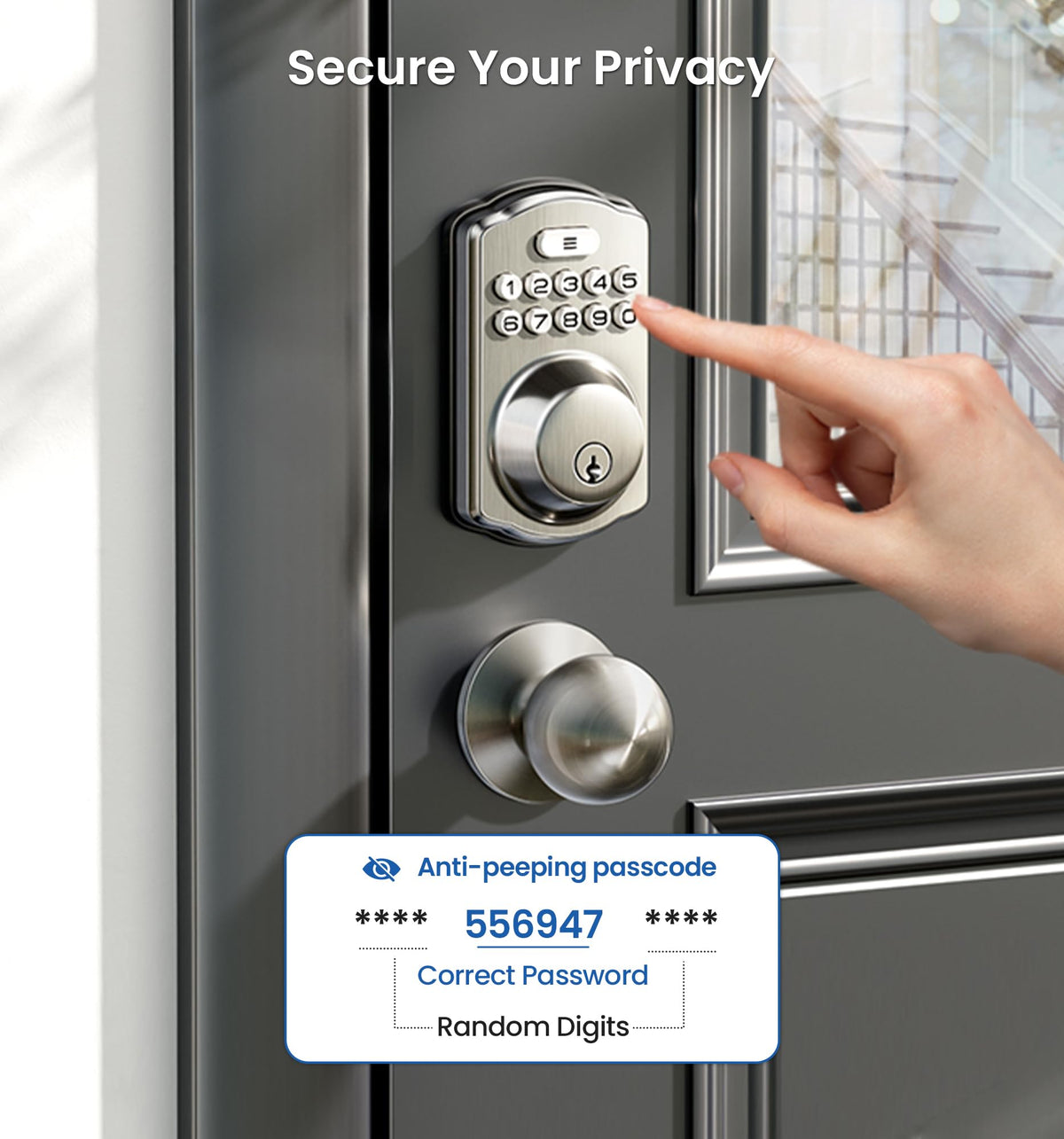 Veise keyless entry battery indicator helps plan replacements before power loss.