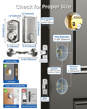 Veise lock undergoing durability and weather resistance test.