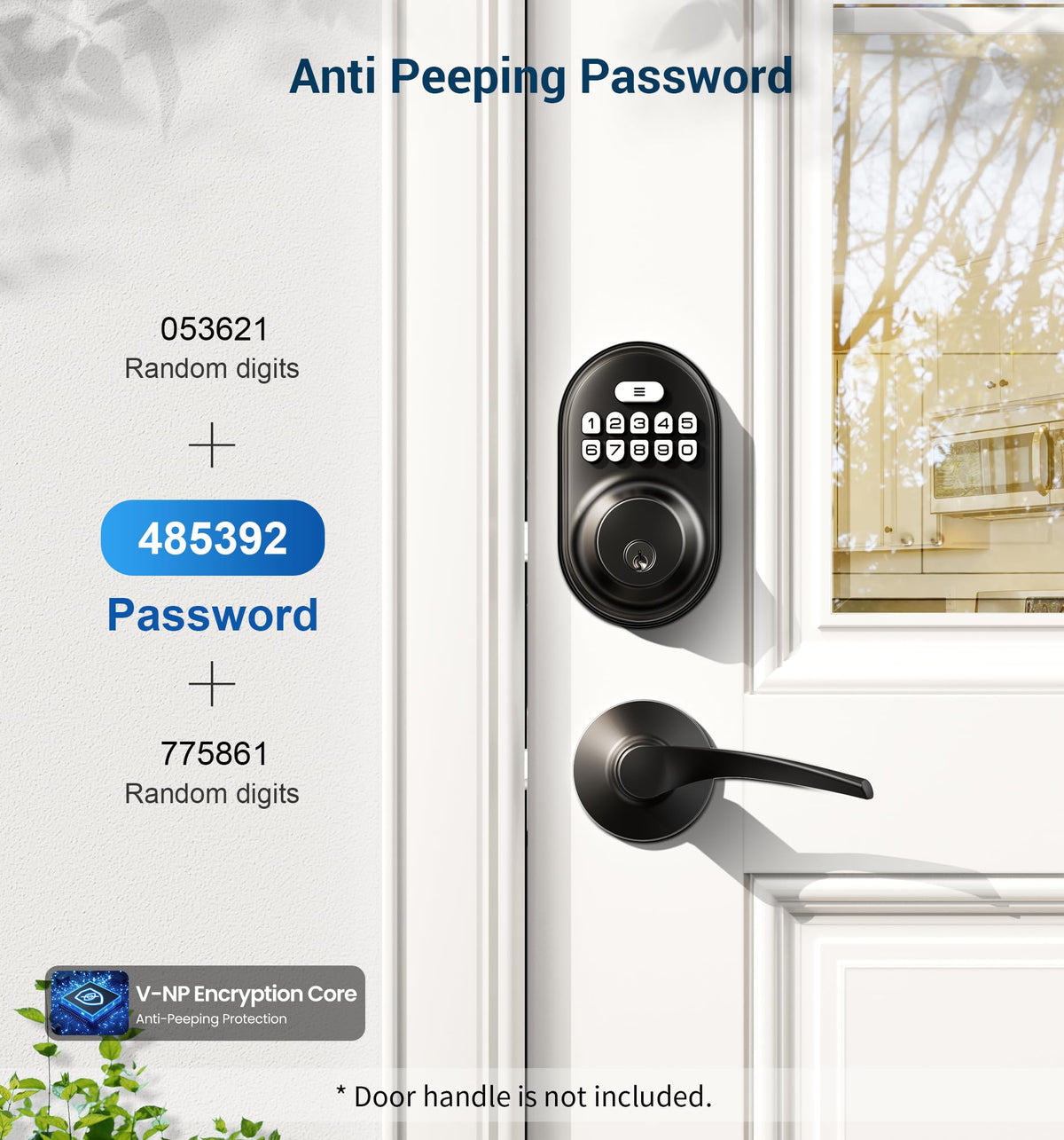 Veise installed on door demonstrates DIY installation ready hardware