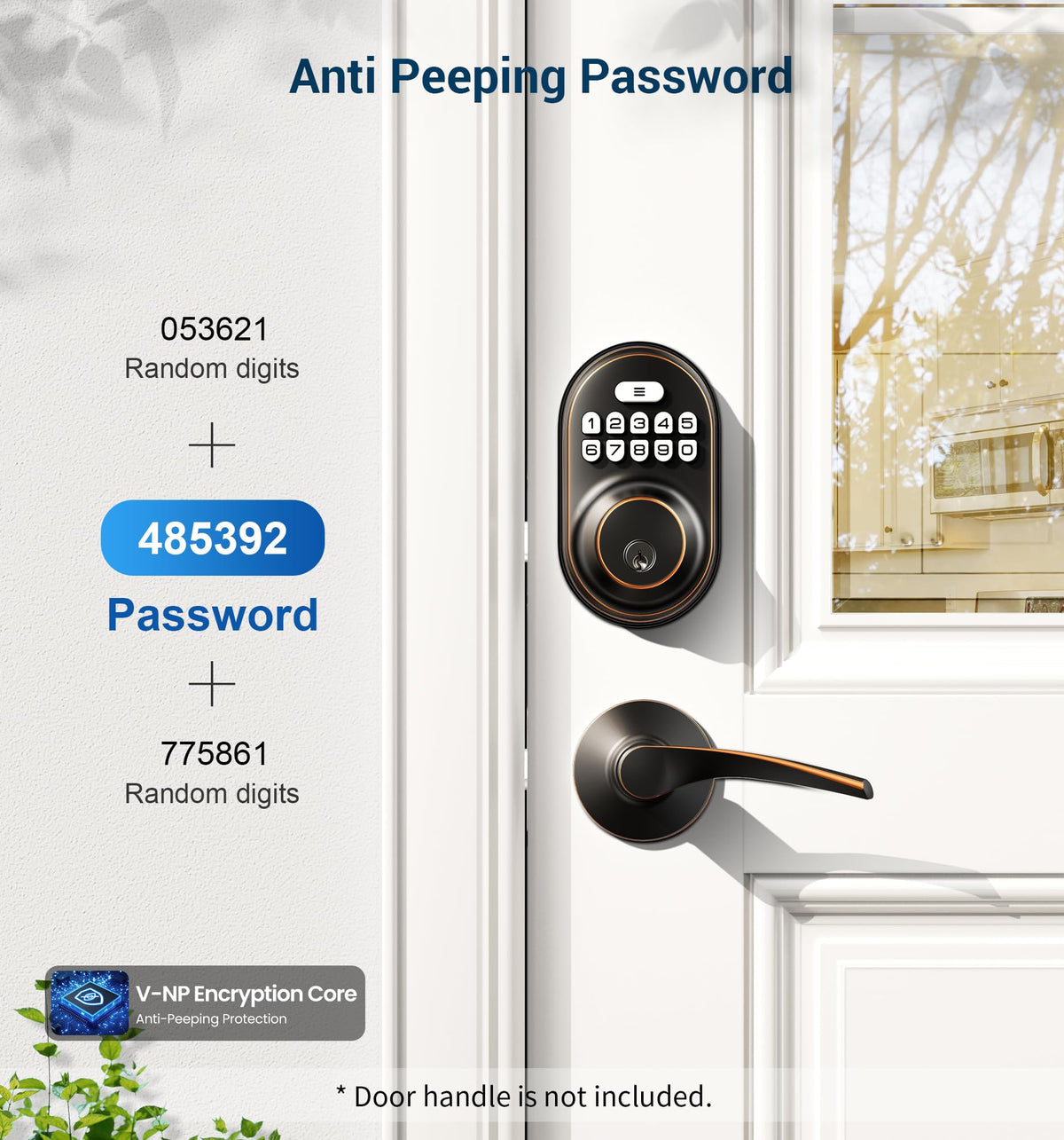 Veise keyless entry lock auto lock in action after door closure