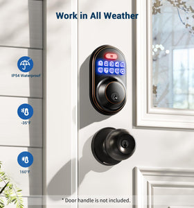 Veise lock battery status indicator highlights long lasting power