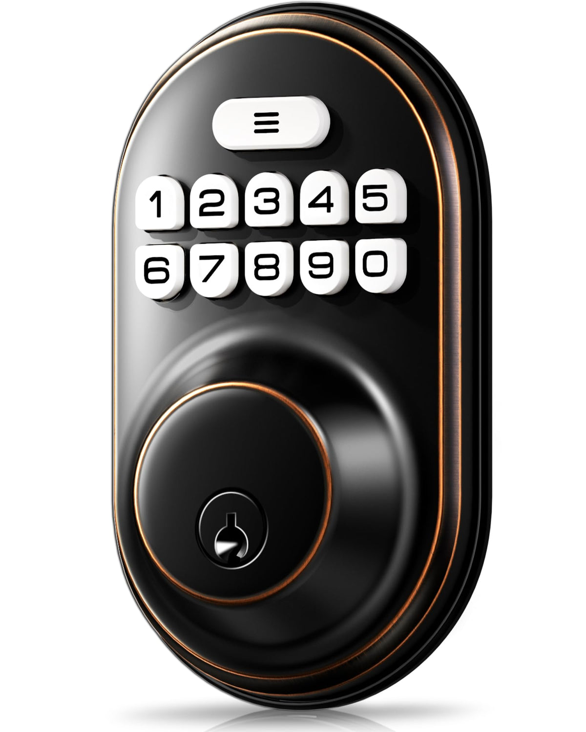 Veise keyless entry lock on front door offering keyless convenience