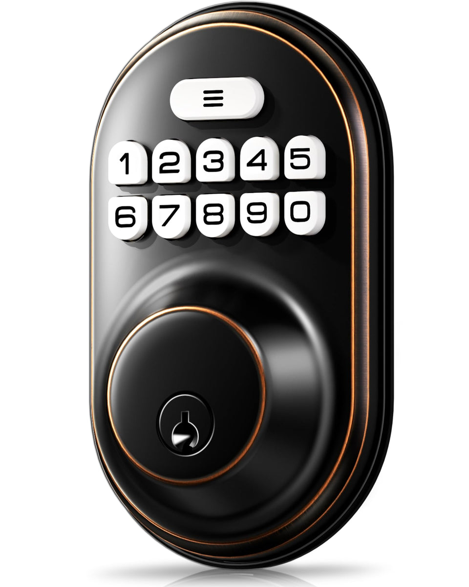 Veise keyless entry lock on front door offering keyless convenience