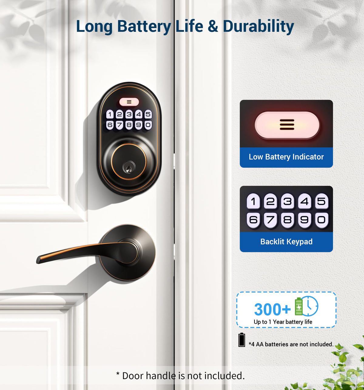 Veise lock shows spare keys option for trusted guests