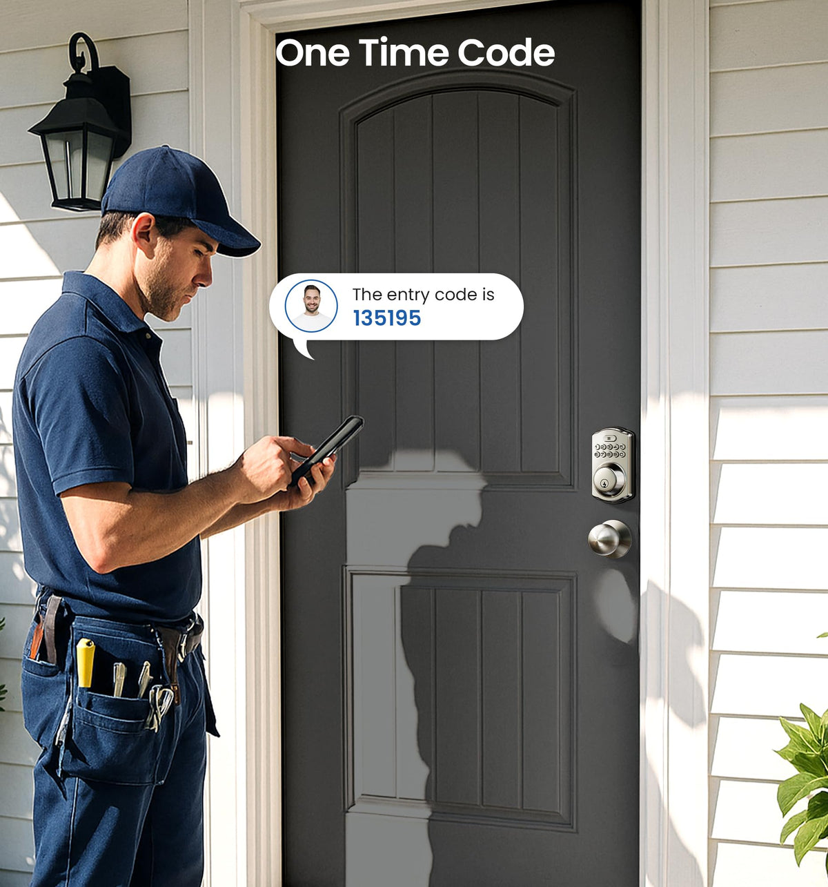 Veise keyless entry weatherproof housing withstands rain and cold for year-round use.