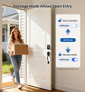 Veise KS02A easy DIY installation without drilling for most doors.
