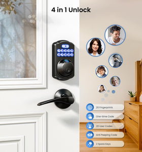 Veise KS02A electronic keypad for secure, keyless front door entry.