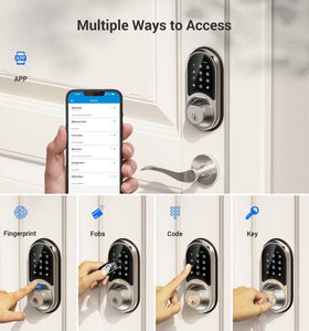 Veise RZ07 app control screen shows remote locking and access.
