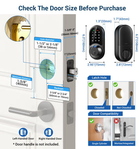 Veise RZ07 backup mechanical key for offline entry