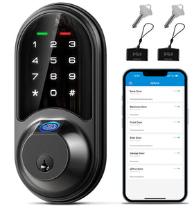 Veise RZ07 fingerprint front door lock enabling quick biometric entry