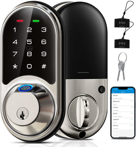 Veise RZ07 fingerprint lock front view highlights fast access.