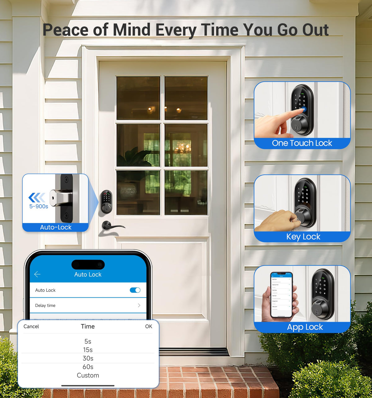 Veise RZ07 privacy mode activated for discreet entry
