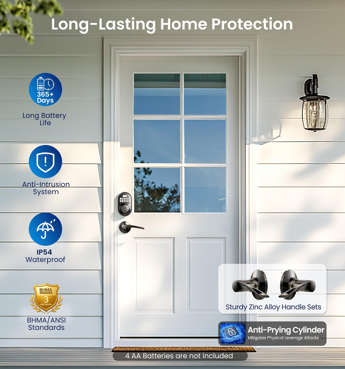 Veise silent and vacation modes for discreet or travel security.