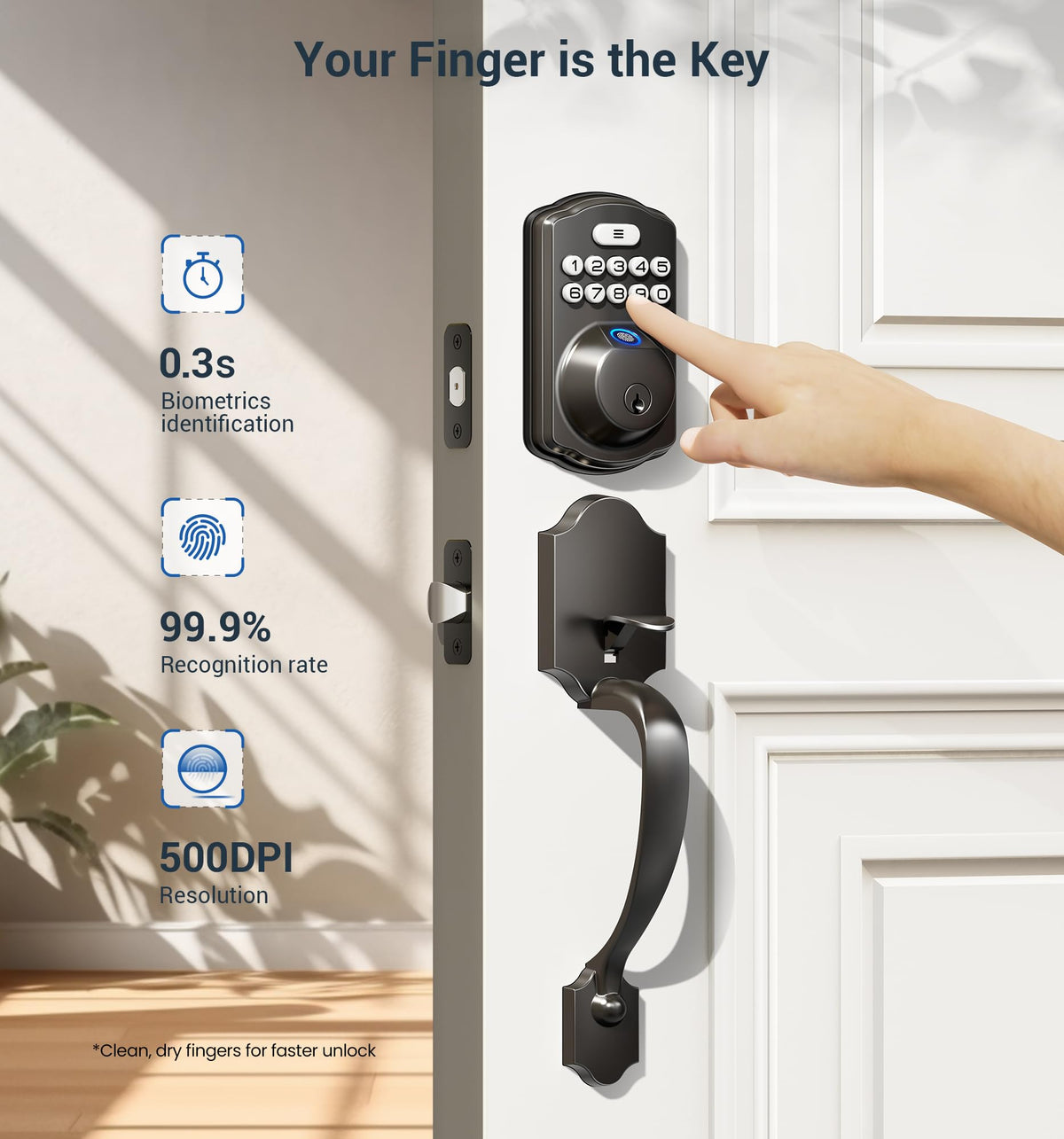 Veise installation guide for smart lock package and tools
