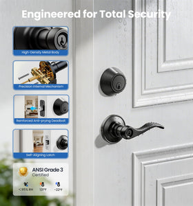 Veise standard door fit with 2-1/8 inch bore.