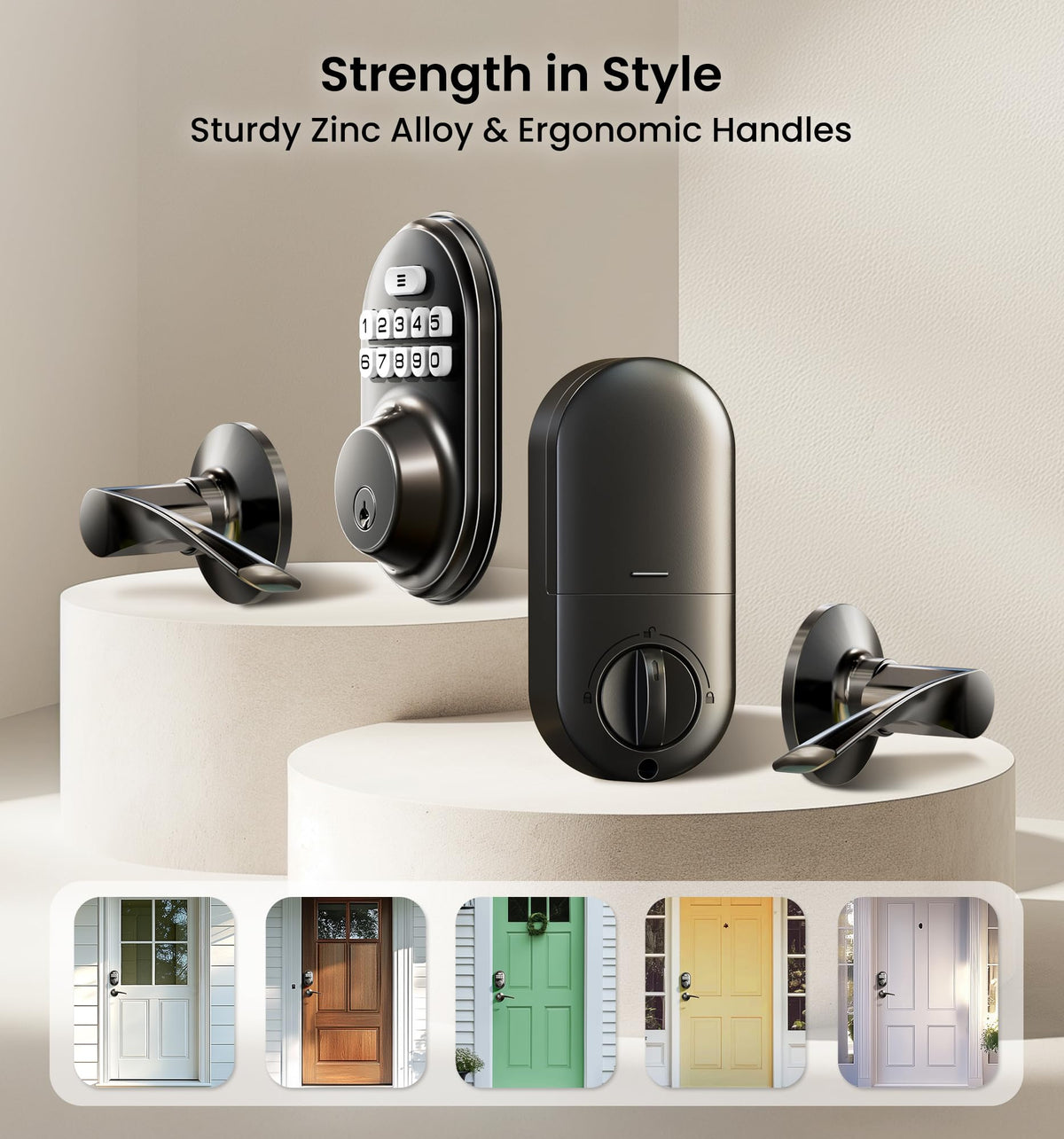 Veise two backup keys included for peace of mind.