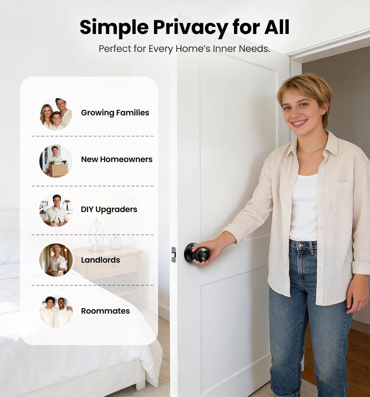 Veise unified privacy system across rooms for cohesive styling